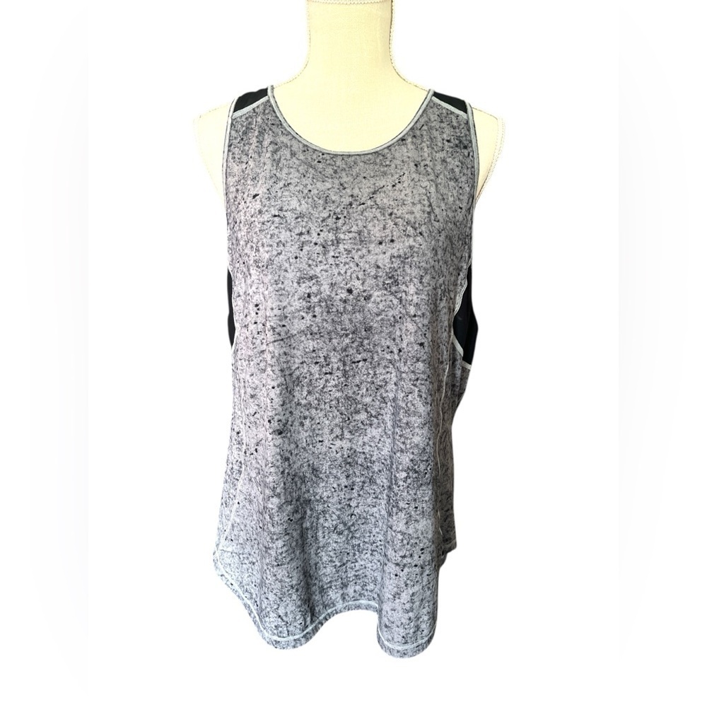 Lululemon athletica Women's Tank Top Grey with Black -14 - Picture 4 of 6